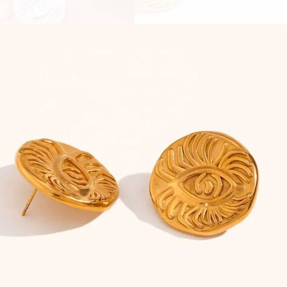 Bohemian evil eye earring M168 - Picture 1 of 6